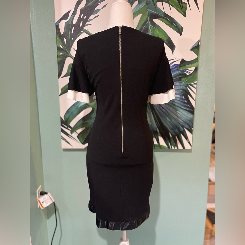 ⚫️Tommy Hilfiger Chic Black and White Midi Dress⚫️ - Picture 6 of 8